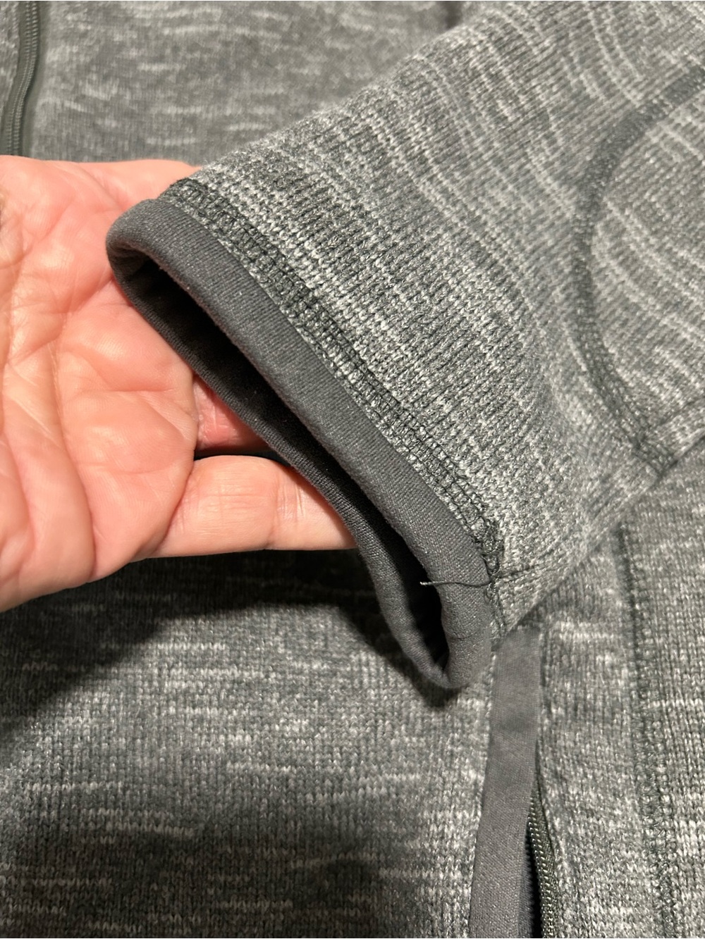 Patagonia Men's Better Sweater Heather Gray Full-Zip. Sz Large - Picture 6 of 9
